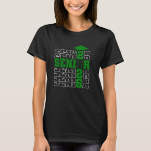 Senior Class Of 2026 Graduation 2026 Green Basebal T-Shirt