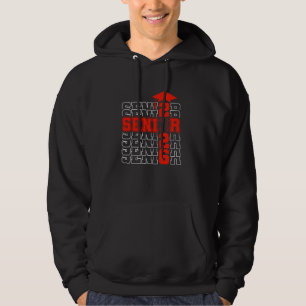 Senior Class Of 2026 Graduation 2026 Red Baseball Hoodie