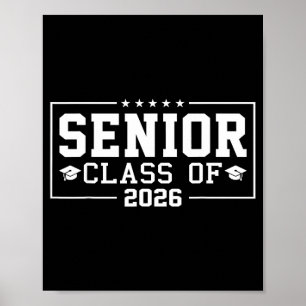 Senior class of 2026 high school student poster