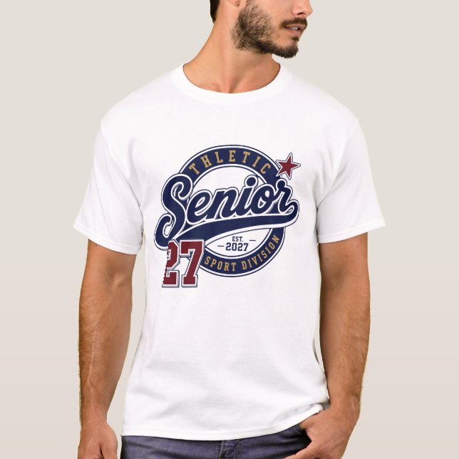 Senior Class of 2027 Design T-Shirt (Front)