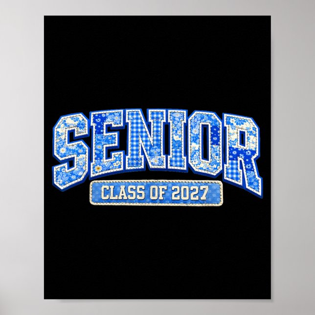 Senior class of 2027 graduation finally done toile poster (Front)