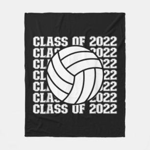 Senior Class of  Volleyball  Fleece Blanket