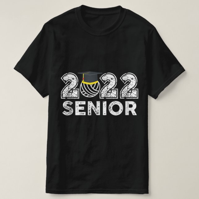 Senior Class Of  Volleyball Seniors  T-Shirt (Design Front)