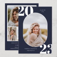 Senior Class Rounded Photo Frame Graduation