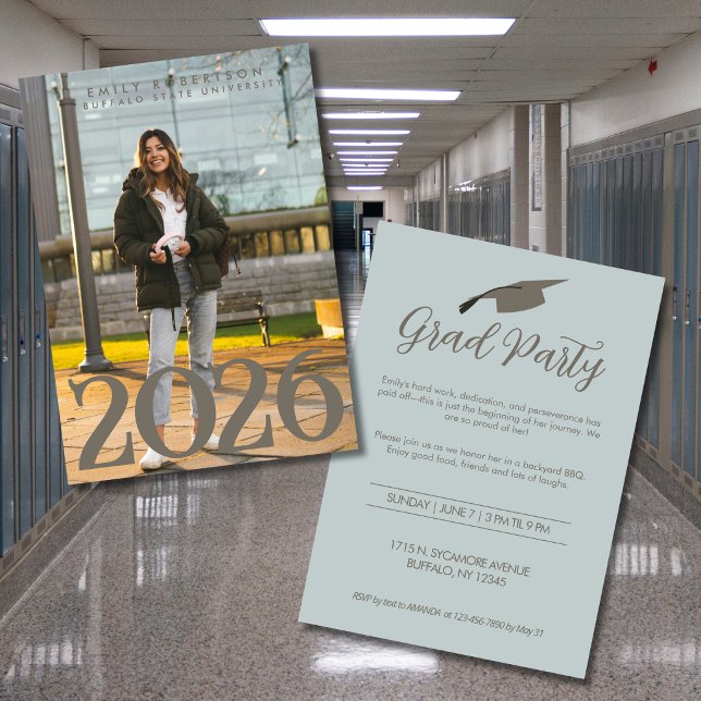 Senior College Student Graduation Invitation (Creator Uploaded)