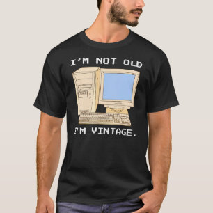 Senior Computer Programmer Not Old Just Vintage Pc T-Shirt