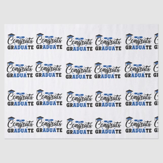 Senior Congrats Graduate Tissue Paper (Front)