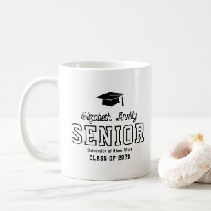 Senior Custom Year Script Graduate College Coffee Mug
