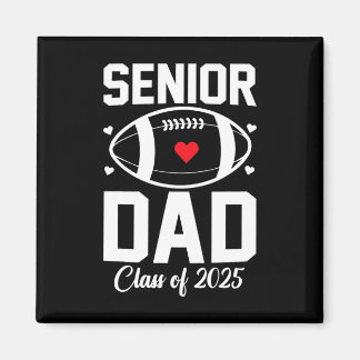 Senior Dad 2025 Footll Daddy Cl Of 2025 Graduation Magnet