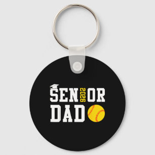 Senior Dad 2026 Softball Class of 2026 Graduation Key Ring
