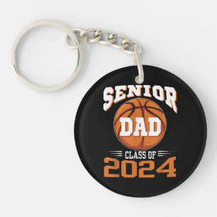 Senior Dad Class of 2024 Key Ring