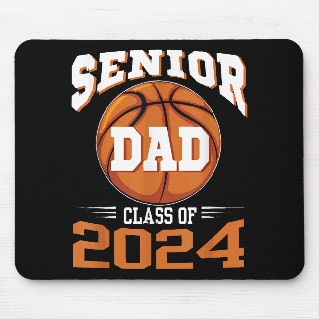 Senior Dad Class of 2024 Mouse Pad (Front)