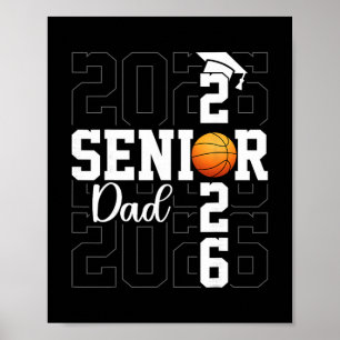 Senior Dad Senior Graduate Proud Father Cl Of 2026 Poster