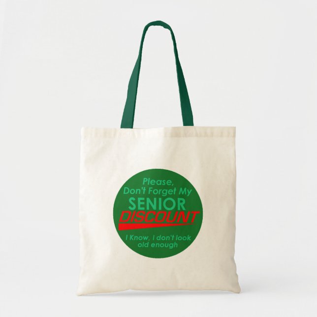 SENIOR DISCOUNT Bag (Front)