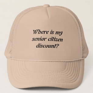 Senior Discount Hat