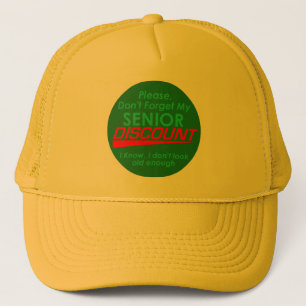 SENIOR DISCOUNT Hat