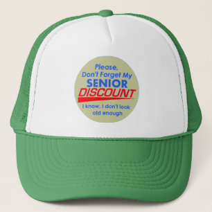 Senior Discount Hat
