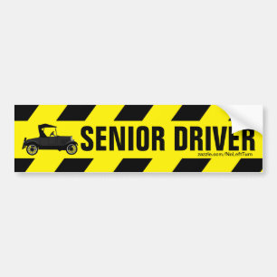 Senior Driver Bumper Sticker