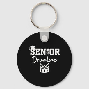 Senior Drumline Cl Of 2026 Marching Band Graduatio Key Ring