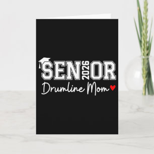 Senior Drumline Mum 2026 Marching Band Graduation  Card