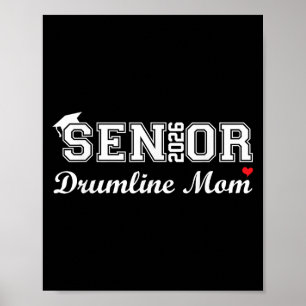 Senior Drumline Mum 2026 Marching Band Graduation Poster