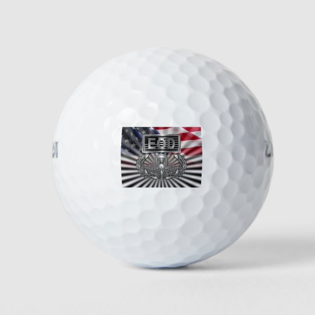 “Senior EOD” Commemorative Gift Golf Balls (Front)