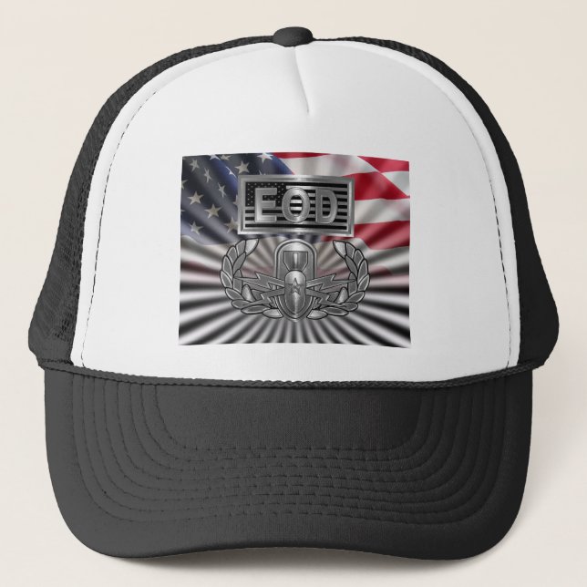 “Senior EOD” Commemorative Gift Trucker Hat (Front)