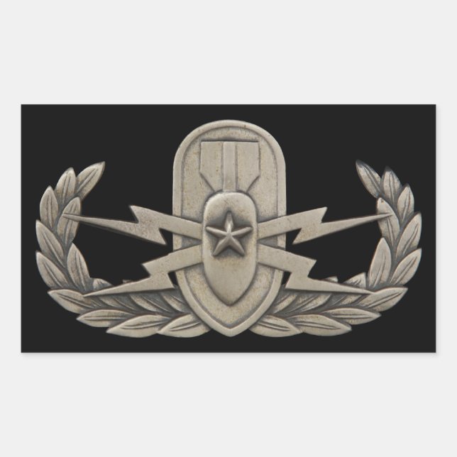Senior EOD Rectangular Sticker (Front)