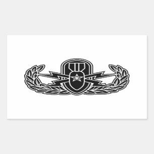Senior EOD stencil Rectangular Sticker