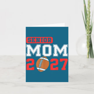 Senior Football Mum 2027 Team Illustration Card