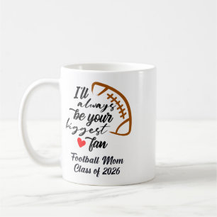 Senior Footll Mum Cl Of 2026 Graduation Graduate Coffee Mug