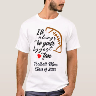 Senior Footll Mum Cl Of 2026 Graduation Graduate T-Shirt
