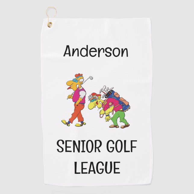 Senior Golf League Golf Towel (Front)
