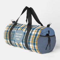 Senior Golfer "Blue Harvest" Plaid
