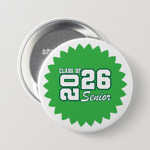 Senior Grad Pin Button