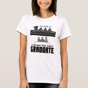 Senior Graduate - Personalise Silver T-Shirt