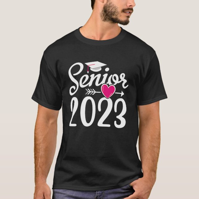 Senior Graduation 23 Women Girl Class of 2023 Seni T-Shirt (Front)