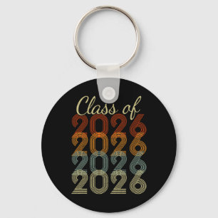 Senior Graduation End Of The School Year Retro Cl Key Ring