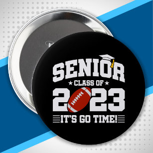 Senior Graduation - Football Team - Class of 2023 10 Cm Round Badge