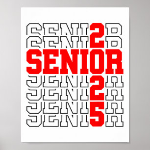 Senior Graduation Gift Cl Of 2025 Senior 2025 Boys Poster