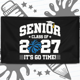 Senior Graduation Quote Cheerleader Class of 2027 Banner