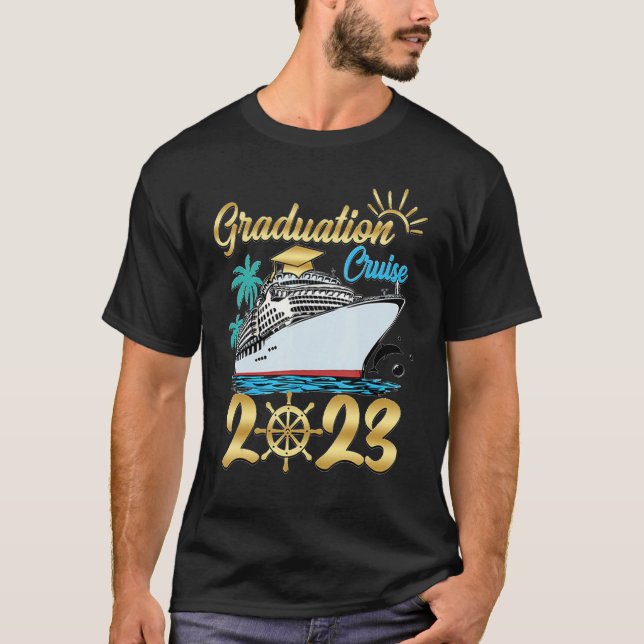 Senior Graduation Trip Cruise 2023 Aw Ship Party C T-Shirt (Front)