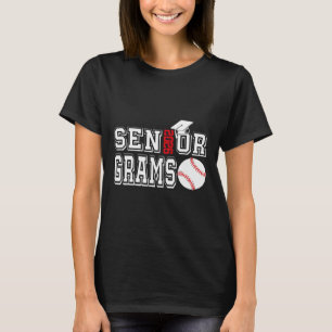 Senior Grams Cl Of 2026 Baseball Grams Graduation  T-Shirt