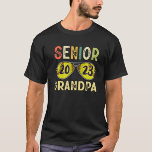 Senior Grandpa 2023 Cool Proud Softball Senior Gra T-Shirt
