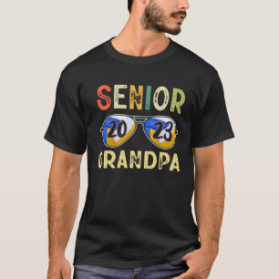 Senior Grandpa 2023 Cool Proud Volleyball Senior G T-Shirt