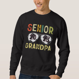 Senior Grandpa 2023 Proud Grandpa Soccer Senior Gr Sweatshirt