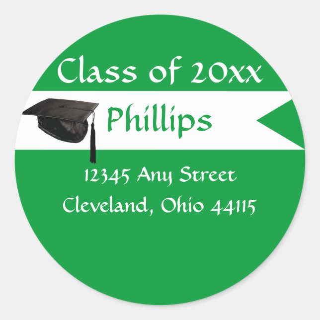 Senior Green Envelope Seal (Front)