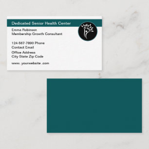 Senior Healthcare Centre Growth Consultant Business Card