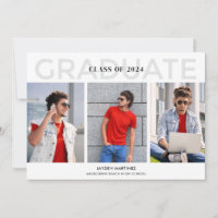 Senior High School Graduation Photo Party Invite