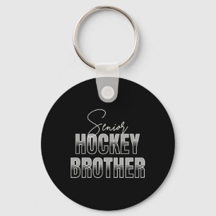 Senior Hockey Brother  Key Ring